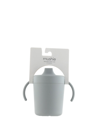 Mushie trainer Sippy cup 6 muaj + gri