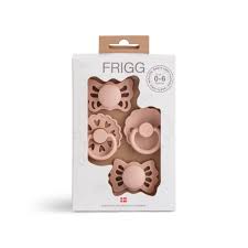 FRIGG Cuco new born set 4pc floral heart blush roze