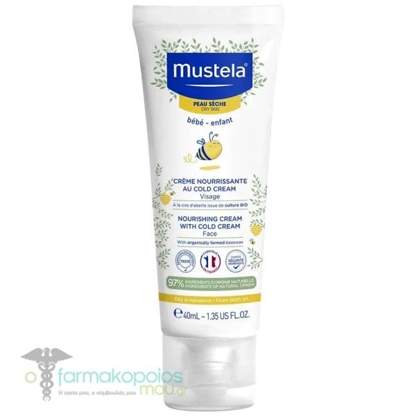 MUSTELA CREME NOURRISANTE AU COLD CREAM  40ML