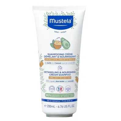 MUSTELA SHAMPOOING CREME DEMELANT & NOURRISSANT 200ML