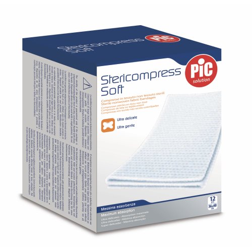 PIC Stericompress Soft Garza TNT Sterile 10 x 10 cm (100 copë)