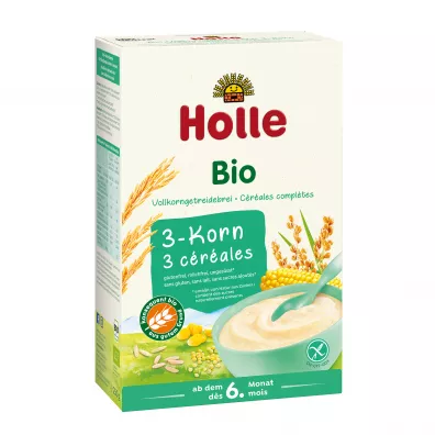 Holle Bio 3-Grain porridge 250 gr