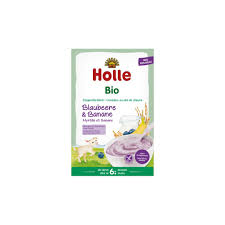 Holle Bio Blueberry Banana Porridge goat milk 250 gr