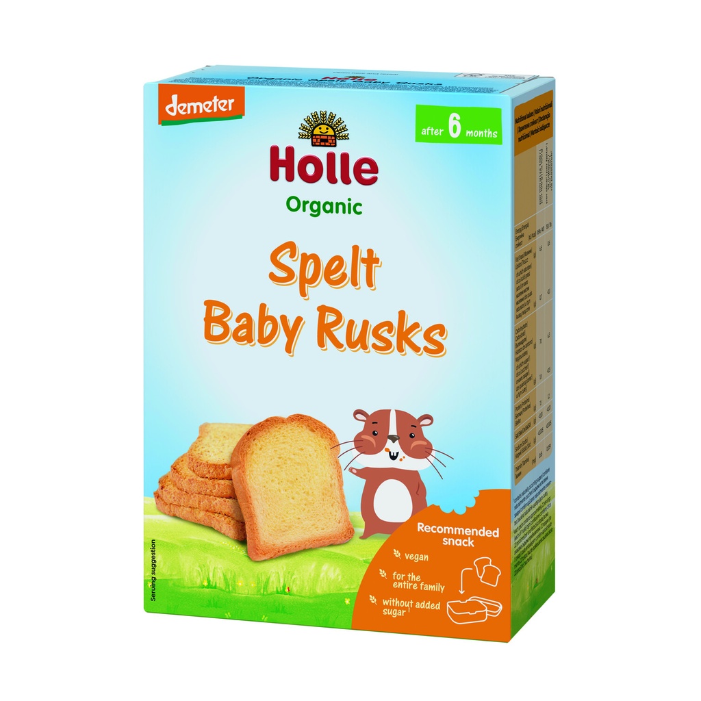 Holle Bio Organic Spelt Baby rusks 200 gr