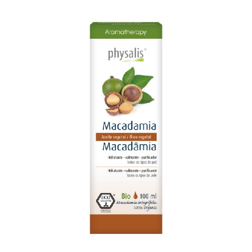 PHYSALIS MACADAMIA VEGETABLE OIL BIO 100 ML – vaj bimore makadamia për fytyrë dhe trup