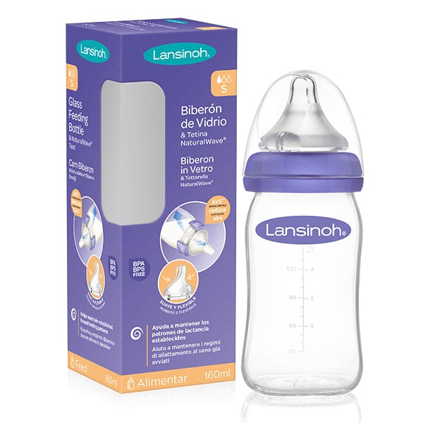 LANSINOH Biberon qelqi anti colic New born160ml