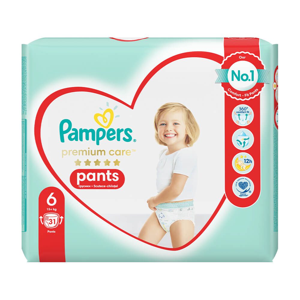 PAMPERS Pants Premium S6 (15+kg)*31cp
