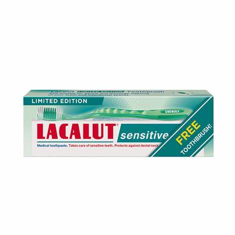 lacalut sensitive 75ml+furce