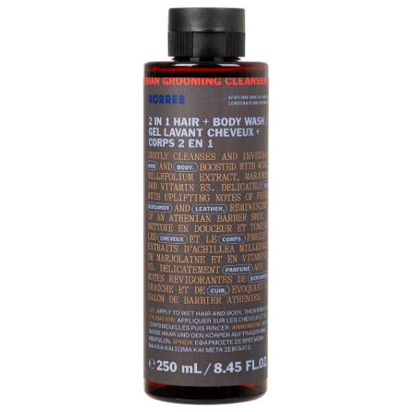 KORRES MEN SHOWER GEL 250ML 2 IN 1