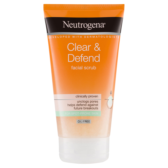 Neutrogena CLEAR&DEFEND FACIAL SCRUB 150ML