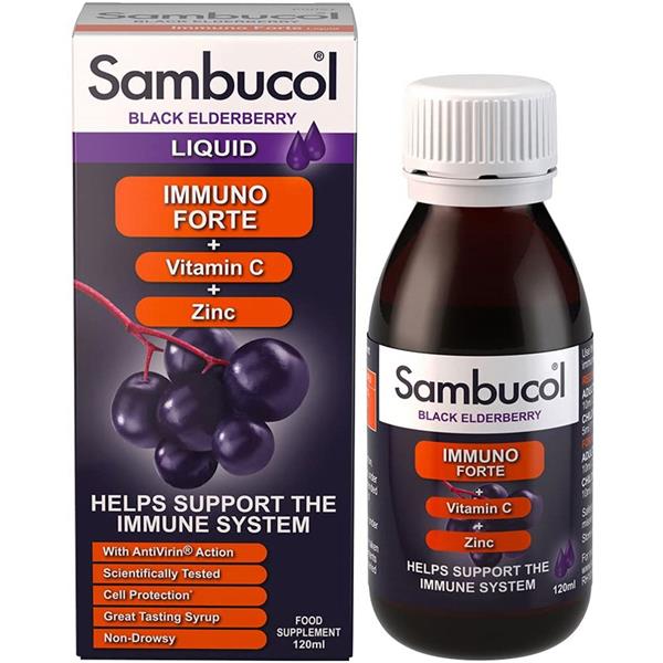 SAMBUCOL IMMUNO FORTE LIQUID 120 ml