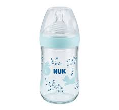 NUK shishe qelqi nature sense siliconi 240ml