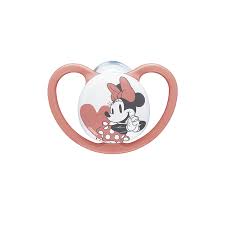 NUK cuco sil 6-18m space mickey 2pcs red