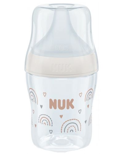 NUK shishe qelqi perfect match sil 120ml temp contrl