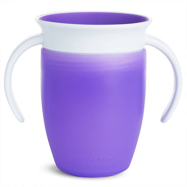 Munchkin trainer cup 207ml purple