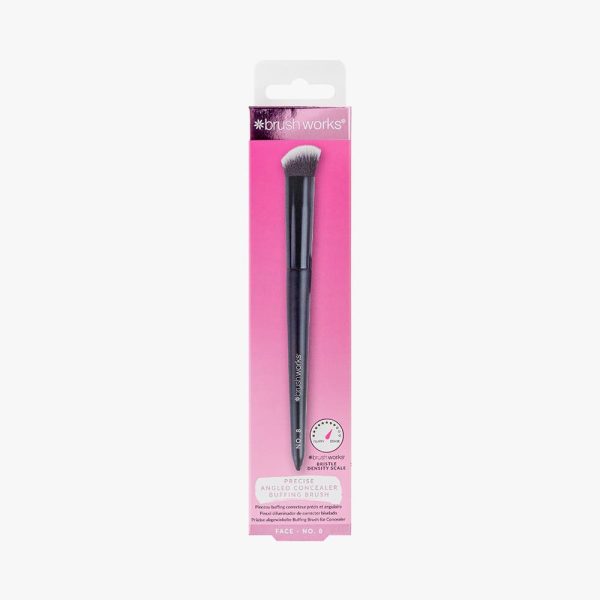 Brushworks No.8 Precise Angled Concealer Buffing Brush