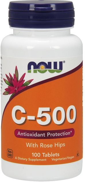 NOW VITAMINE C-500 100TAB