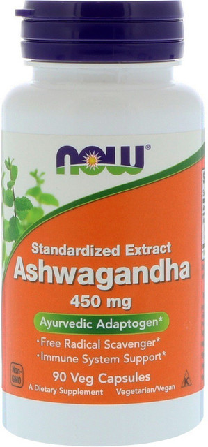 NOW ASHWAGANDHA 450MG