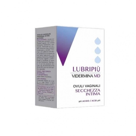 VIDERMINA LUBRIPIU OVULI VAGINALI 3 G