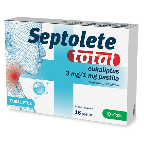 SEPTOLETE TOTAL EUCALIPT 3MG/1MG