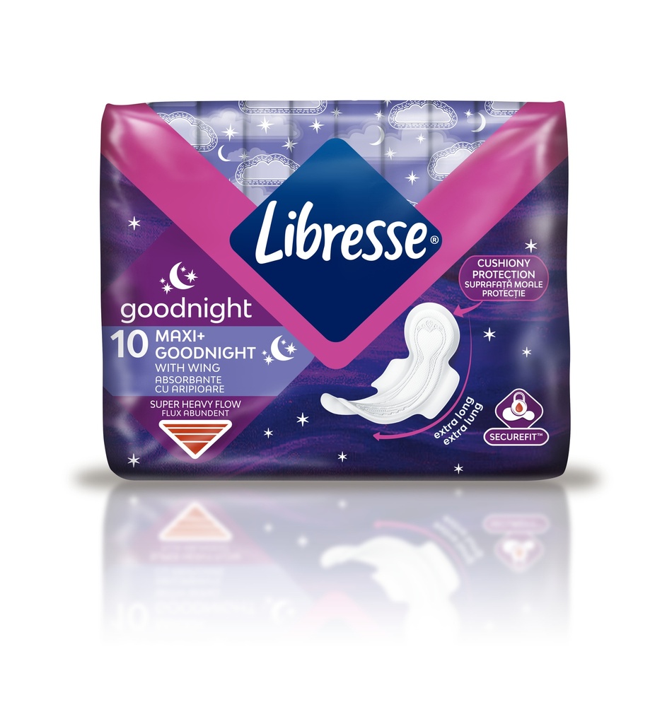Libresse maxi night+ x10