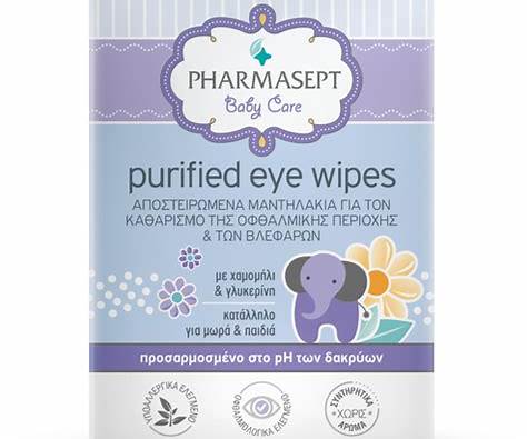 Pharmasept baby purified eye wipes 10pcs