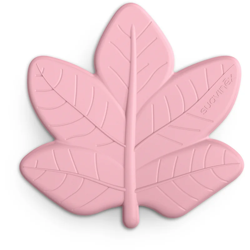 SUAVINEX Pink Leaf teether +0m