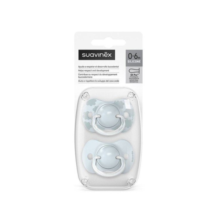 SUAVINEX cuco 0-6m x2pcs (blue)