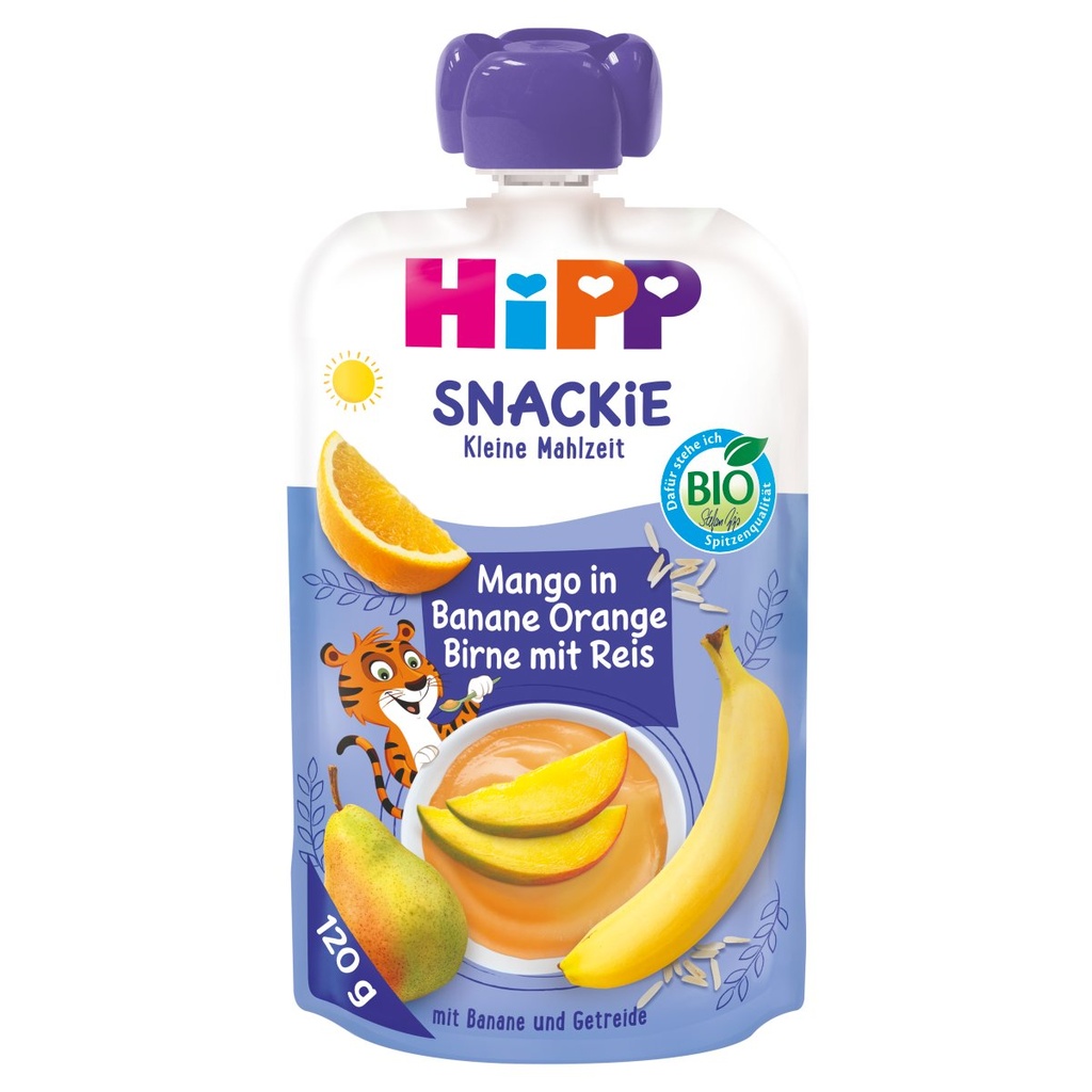HiPP BANANE, MANGO,PORTOKALL 120GR