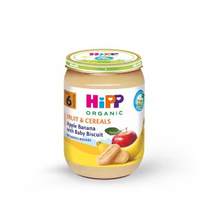 HiPP PURE MOLLE, BANANE, BISKOTE  190GR