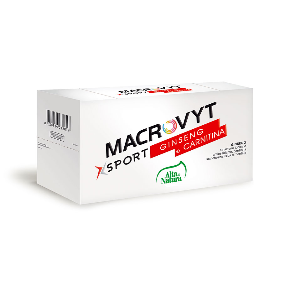 Alta Natura Macrovyt Sport Ginseng E Carnitina x10 Flakon