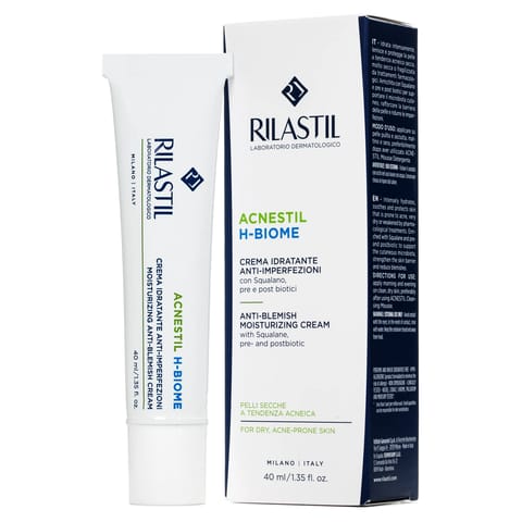 RILASTIL ACNESTIL H-BIOME CREAM 40 ML – krem fytyre hidratues për lëkurë akneike të thatë