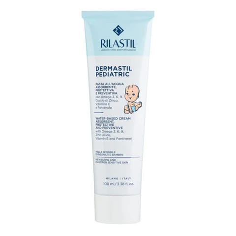 RILASTIL DERMASTIL PEDIATRIC PASTA ALL’ACQUA 100 ML – pastë mbrojtëse për zonën e pelenës