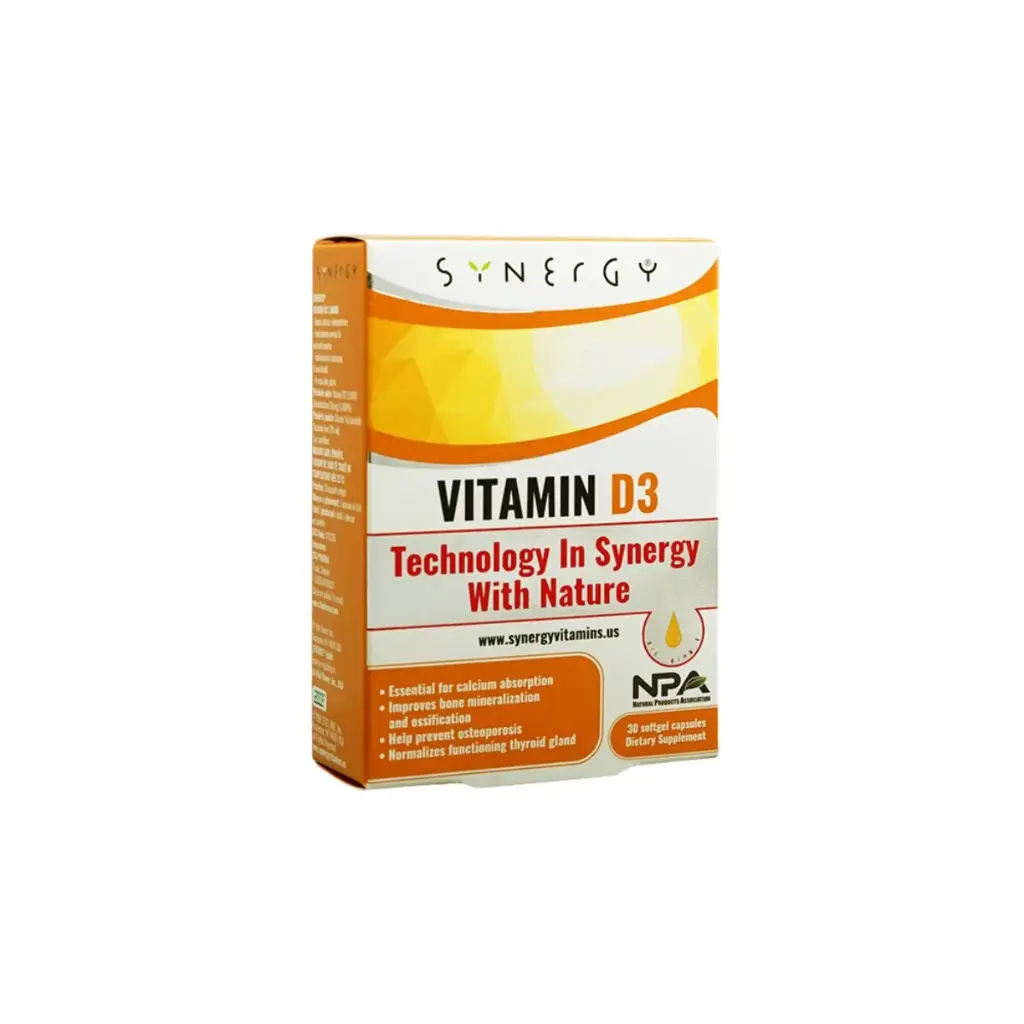 Synergy  Vitamin D3* 30 Kapsula