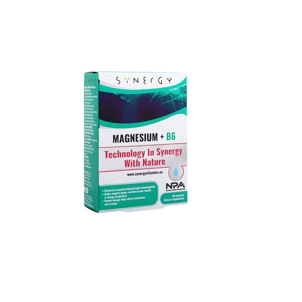 Synergy Magnesium + B6 * 60 Kapsula