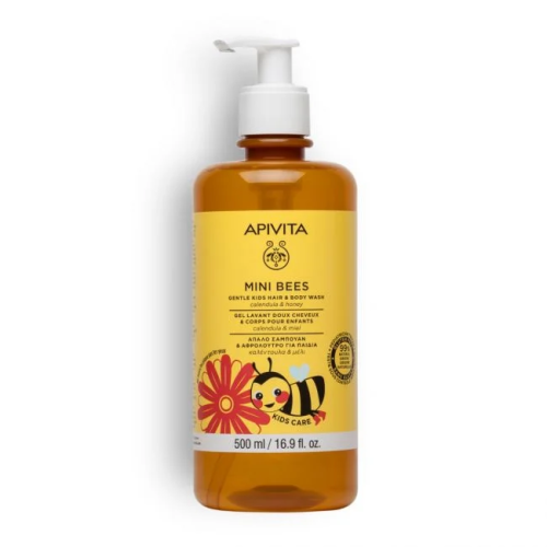 Apivita MINI BEES Gentle kids Hair&Body Shampoo 500ml
