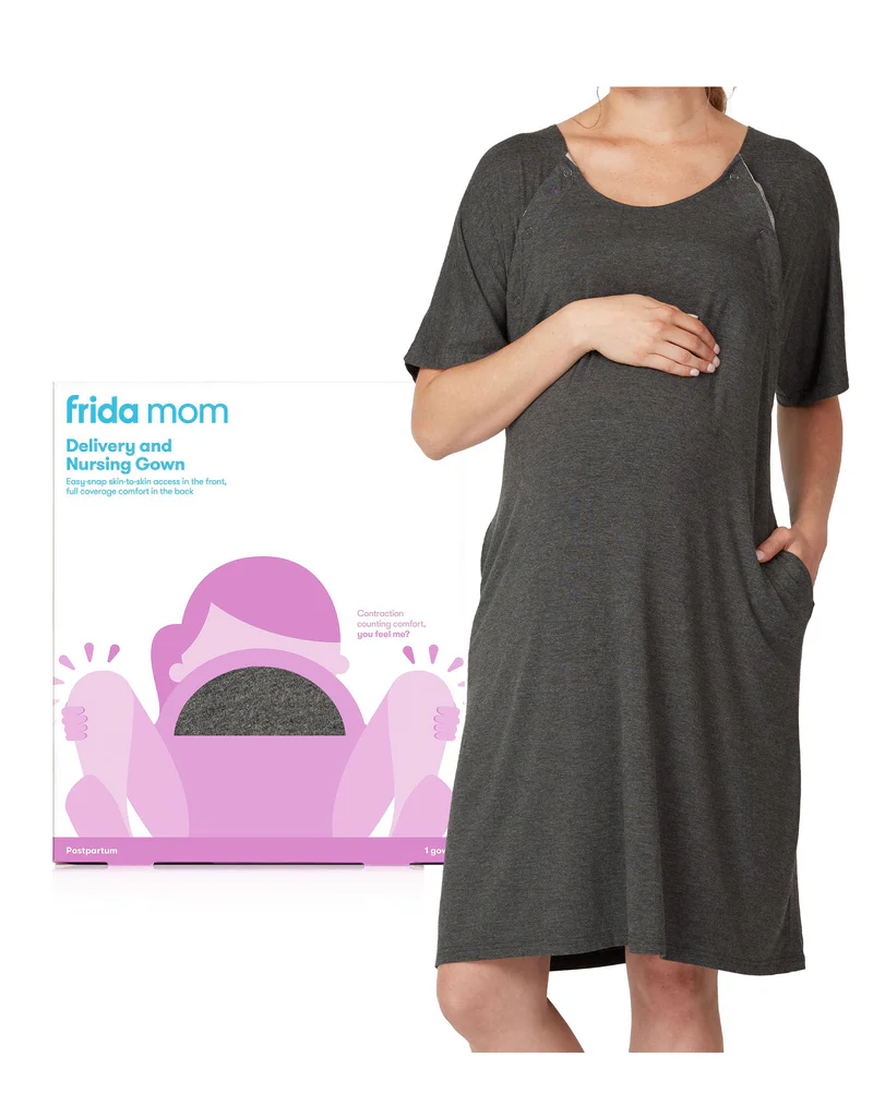 Frida mom delivery and nursing gown 