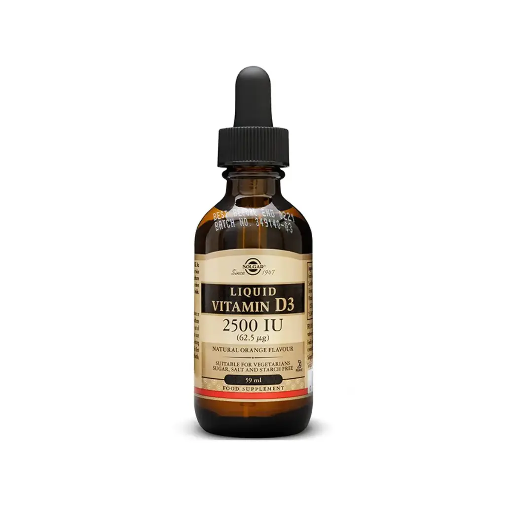 Solgar liquid vitamin D3 2500 IU 