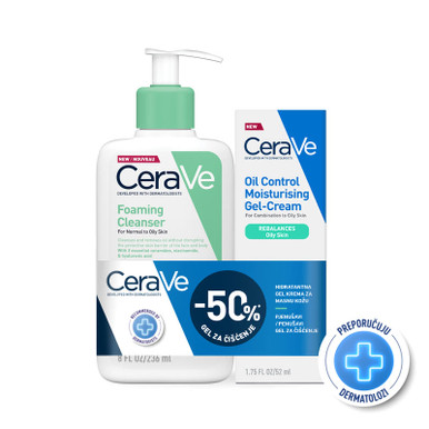 Cerave Foaming + Oil control 