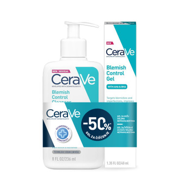 Cerave Blemish Control Cleanser + Gel Set