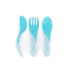 Twistshake Learn Cutlery 6+m Pastel Blue