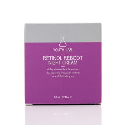 YOUTH LAB RETINOL REBOOT NIGHT CREAM 50 ML – krem nate anti–rrudha me retinol për të gjitha tipet e lëkurës