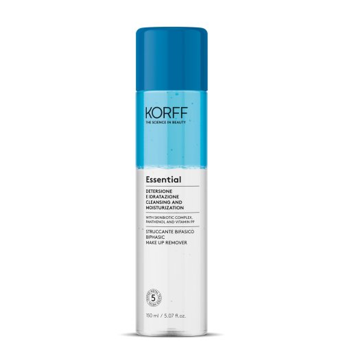 KORFF ESSENTIAL BIPHASIC MAKE-UP REMOVER 150ML NEW